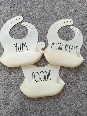 Rae Dunn Silicone Bibs